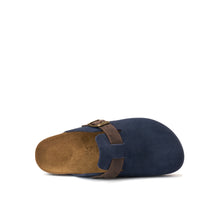 Carica l&#39;immagine nel visualizzatore di Gallery, Jeans sabot clogs NOE made with suede leather
