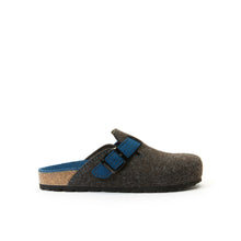 Carica l&#39;immagine nel visualizzatore di Gallery, Dark Brown sabot clogs NOE made with felt
