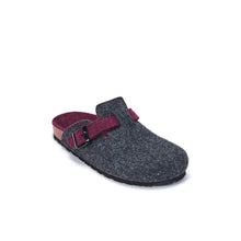 Carica l&#39;immagine nel visualizzatore di Gallery, Grey sabot clogs NOE made with felt
