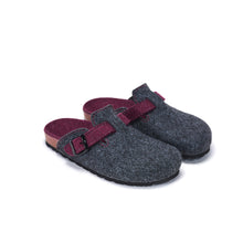 Carica l&#39;immagine nel visualizzatore di Gallery, Grey sabot clogs NOE made with felt
