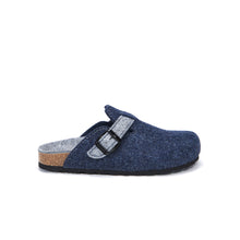 Carica l&#39;immagine nel visualizzatore di Gallery, Navy sabot clogs NOE made with felt
