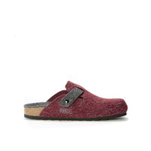 Load image into Gallery viewer, Bordeaux sabot clogs NOE made with felt
