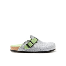 Carica l&#39;immagine nel visualizzatore di Gallery, Grey sabot clogs NOE made with felt
