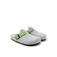 Carica l&#39;immagine nel visualizzatore di Gallery, Grey sabot clogs NOE made with felt
