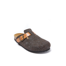 Carica l&#39;immagine nel visualizzatore di Gallery, Dark Brown sabot clogs NOE made with felt
