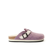 Load image into Gallery viewer, Purple sabot clogs NOE made with felt
