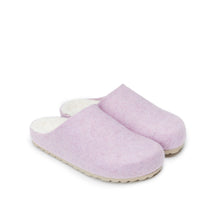 Carica l&#39;immagine nel visualizzatore di Gallery, Lilac sabot clogs ANGEL made with felt
