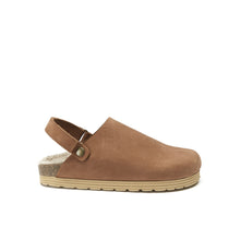 Carica l&#39;immagine nel visualizzatore di Gallery, Brown sabot clogs ADAM made with nubuck leather
