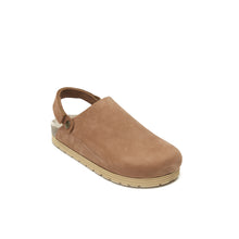 Load image into Gallery viewer, Brown sabot clogs ADAM made with nubuck leather
