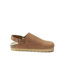 Load image into Gallery viewer, Brown sabot clogs ADAM made with nubuck leather
