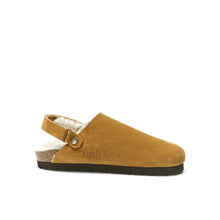 Carica l&#39;immagine nel visualizzatore di Gallery, Brown sabot clogs ADAM made with leather suede
