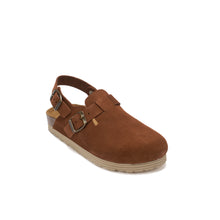 Carica l&#39;immagine nel visualizzatore di Gallery, Chestnuts sabot clogs OSCAR made with nubuck leather
