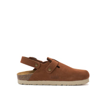 Carica l&#39;immagine nel visualizzatore di Gallery, Chestnuts sabot clogs OSCAR made with nubuck leather
